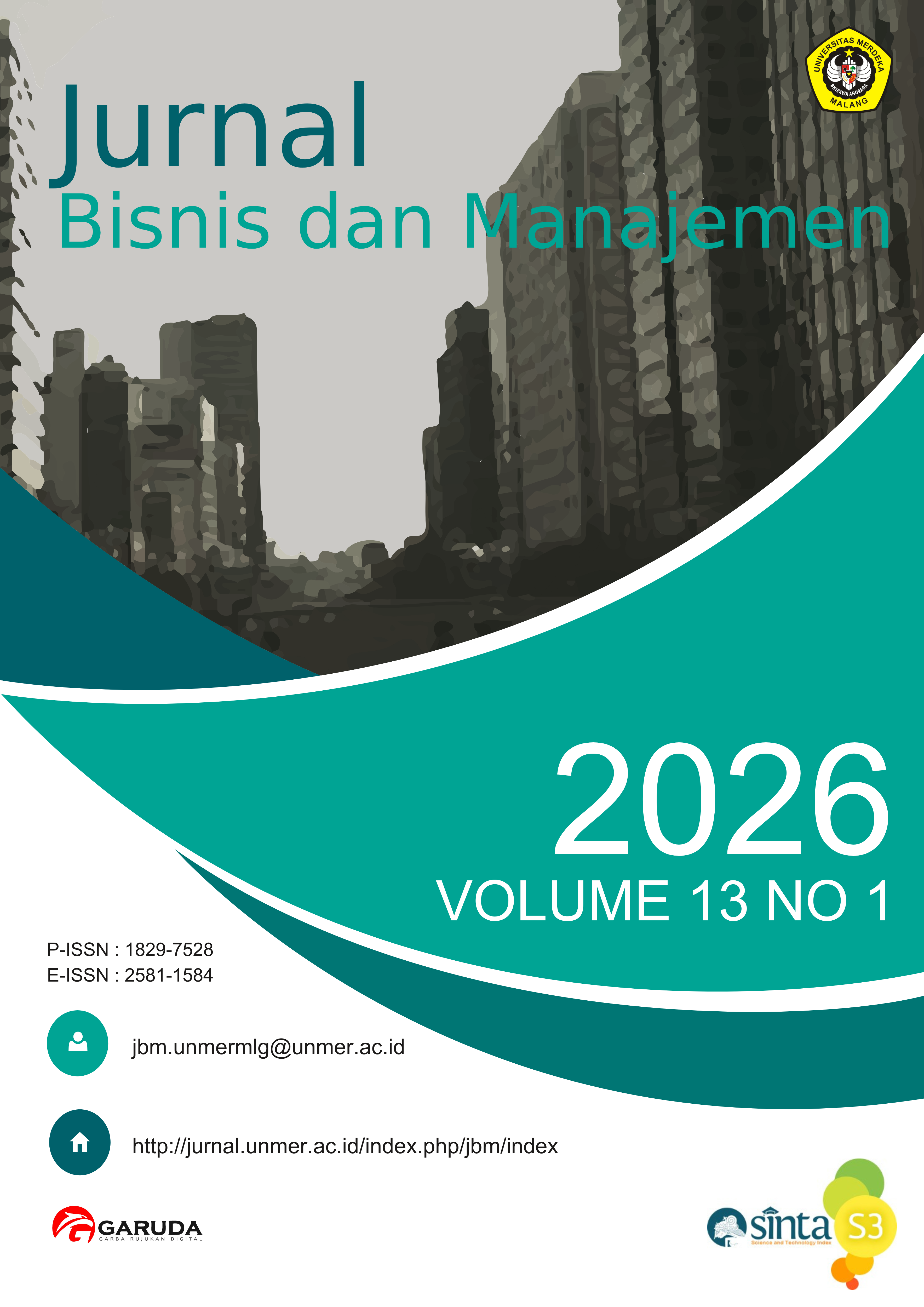					View Vol. 13 No. 1 (2026): Jurnal Bisnis dan Manajemen Volume 13 Nomor 1 Tahun 2026
				