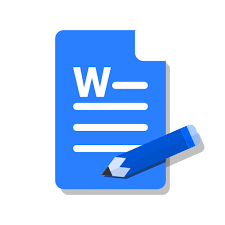 Image result for word icon blue